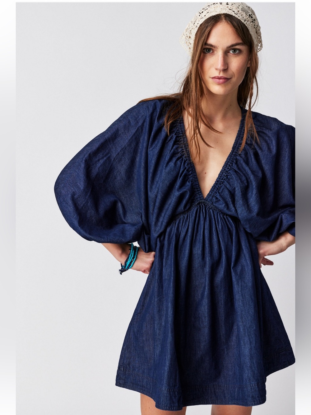 Portia Denim Midi Dress